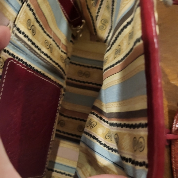 BRIGHTON Woven Straw Shoulder Handbag Purse - Picture 11 of 14